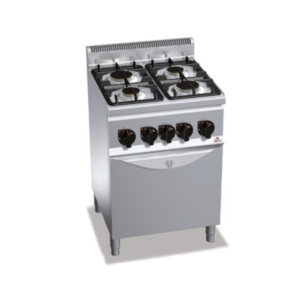 Cucina 4 fuochi a Gas con Forno serie 600 berto's